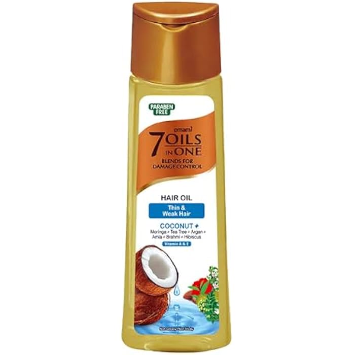 Emami 7 Oils in One Hair Oil Coconut 100ml - Image 1